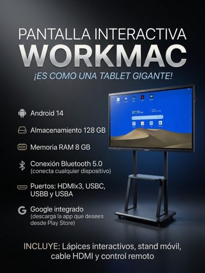 Pantalla interactiva Workmac – 2