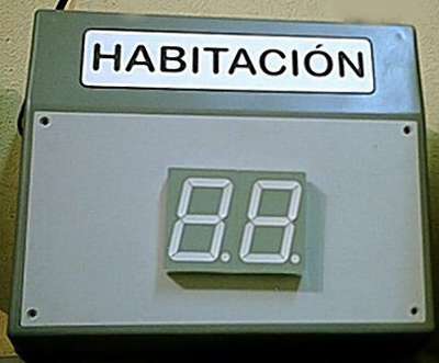 LLlamador para enfermería con memoria 