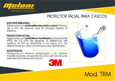 Protector facial para cascos 3M – 1